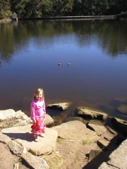 Livi and The Ducks..