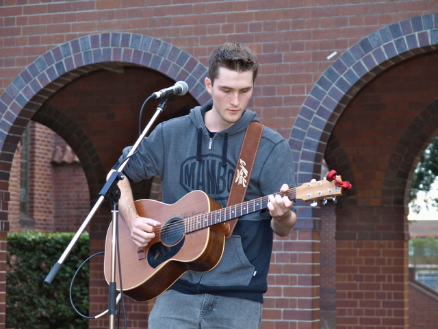 ...a superb version of "Classical Gas" His guitar was personally signed by Tommy Emmanuel!